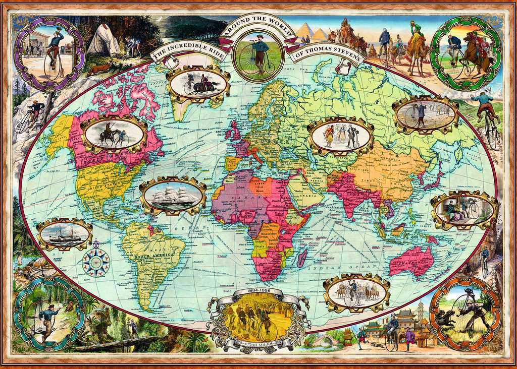 Ravensburger Bicycle Around The World (1000pcs)