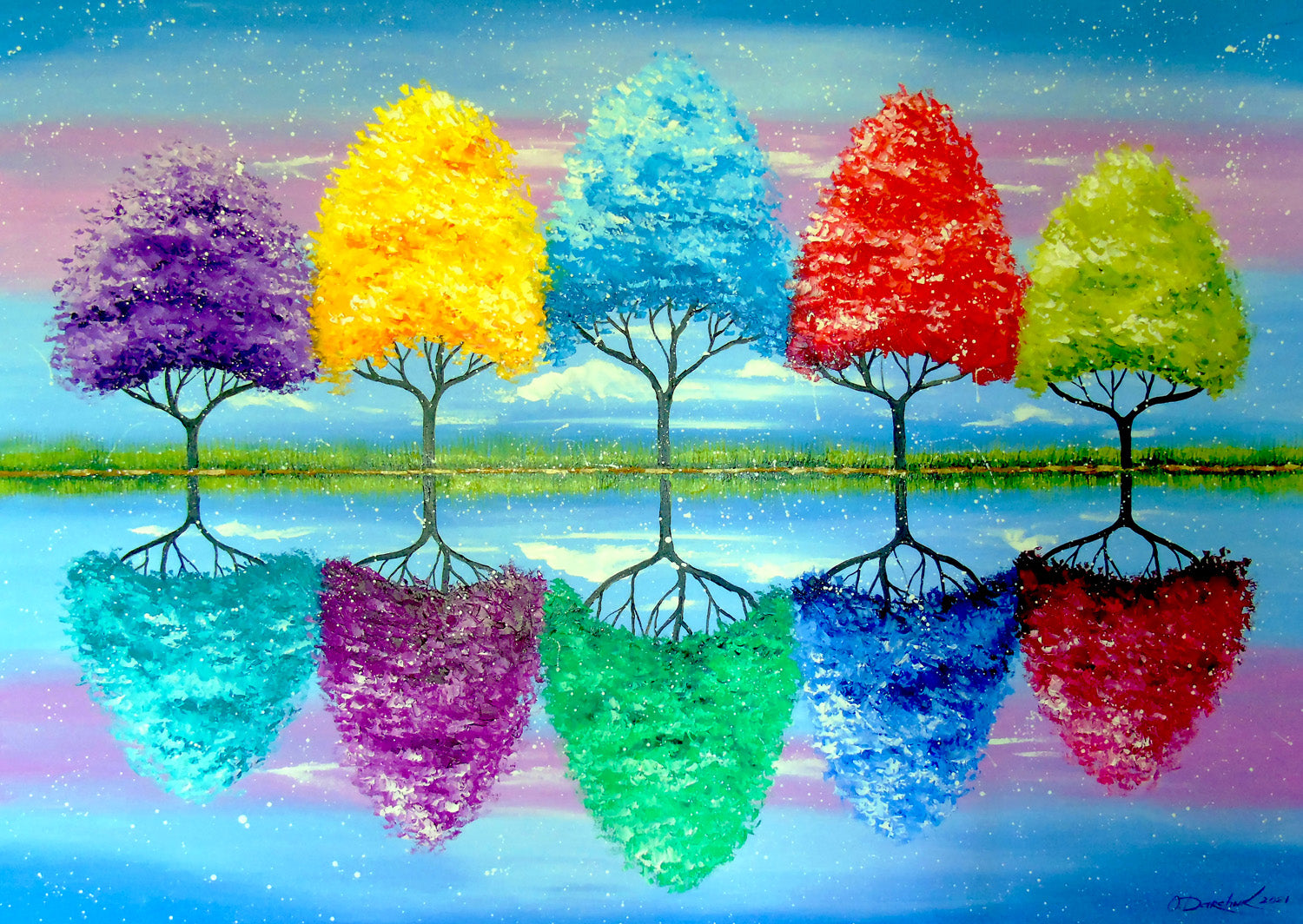 Each Tree Has Its Own Colorful History (1000pcs)
