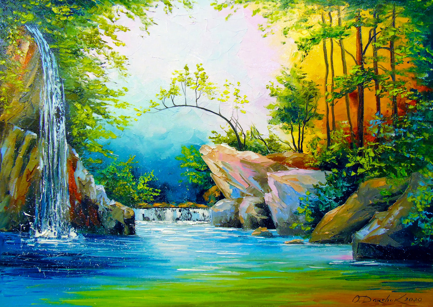 Enjoy- In the Woods near the Waterfall (1000pcs)