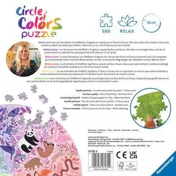 Cercle de couleurs de Ravensburger: animaux (500pcs)