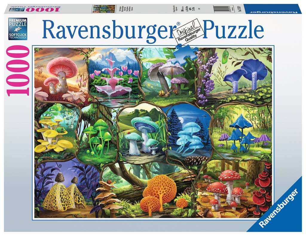 Ravensburger Beautiful Mushrooms, Nathaneal Mortensen (1000pcs)