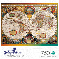 Going Places: Map du monde, vers 1630