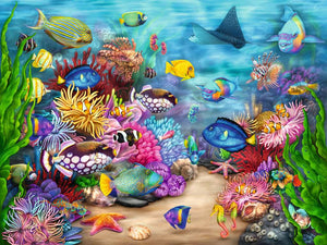 PFG Ravensburger Tropical Reef Life (750 Large) (Usage/Used - PUZZLES FOR GOOD)