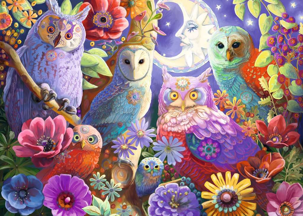 DMG Ravensburger Night Owl Hoot (300pcs) (DAMAGED BOX)