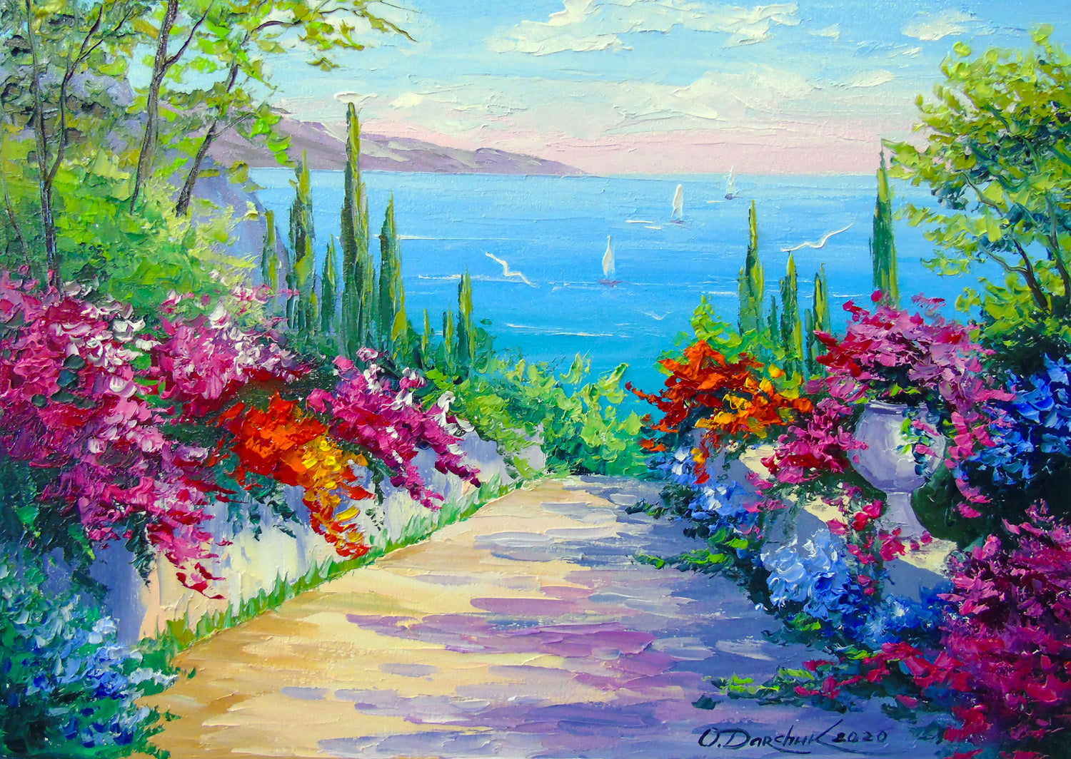 Sunny Road to the Sea (1000pcs)
