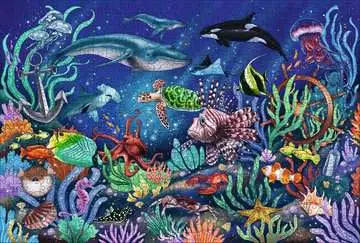 DMG Ravensburger Down in the Sea (505pcs) (Wooden Jigsaw Puzzle) (DAMAGED BOX)