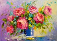 Un bouquet de roses (1000 pc)