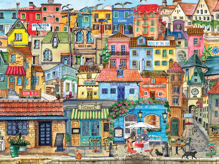 Seaside Village, Lois B. Sutton (500pcs)