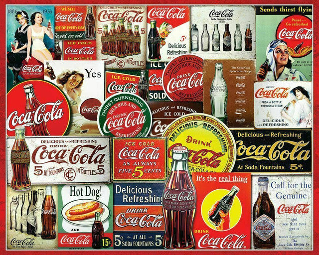 Signes de l'étain Coca-Cola (étain collecteur) (1000 pc)