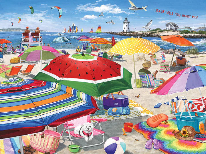 Beach Umbrellas, Joelle McIntyre (500pcs)