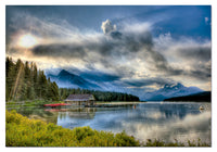 Maligne Lake Boathouse, Canada