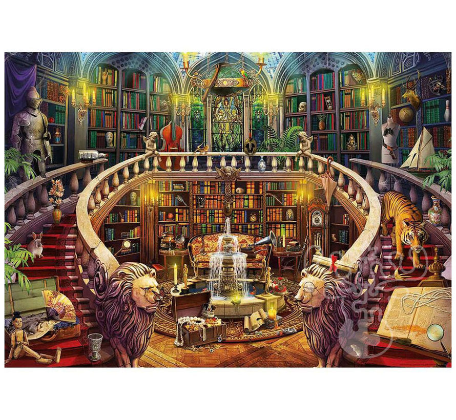 Antique Library, Enigmatic Puzzle