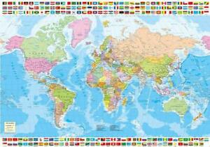 Carte politique du monde PFG (1500 pièces) (Utilisation - PUZZLES FOR GOOD)