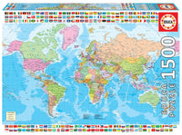 PFG Political Worldmap (1500pcs) (Usage/Used - PUZZLES FOR GOOD)