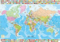 PFG Political Worldmap (1500pcs) (Usage/Used - PUZZLES FOR GOOD)