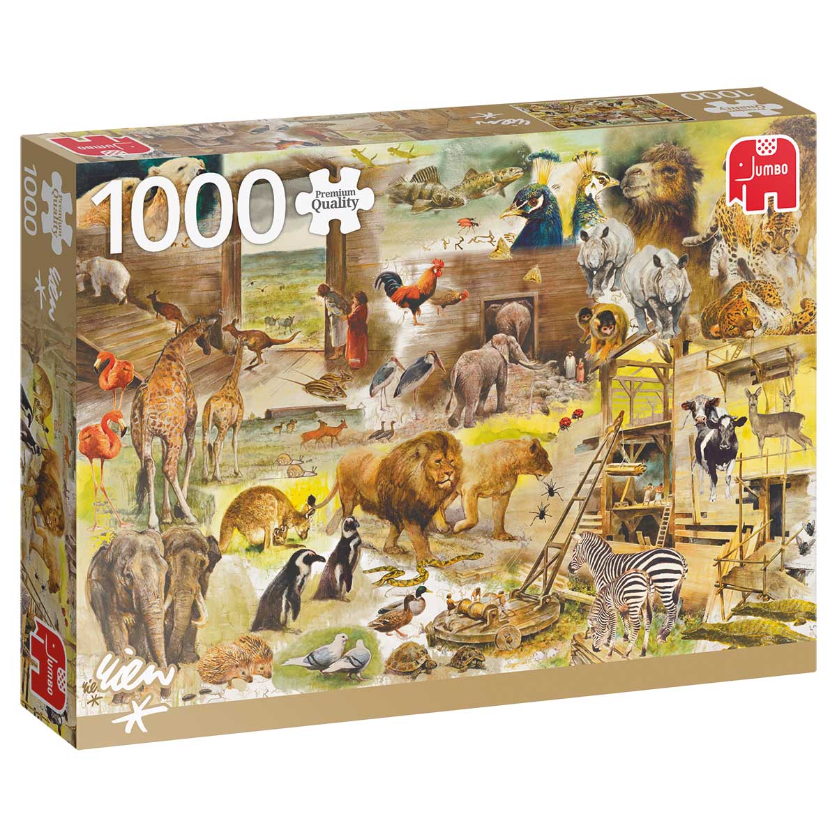 Building Noah's Arc / Construction de l’arche de Noél (1000pcs)