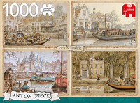 Canal Boats / Bateaux sur les Canaux, Pieck (1000pcs)