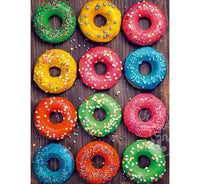 PFG Colourful Donuts (500pcs) (Usage/Used - PUZZLES FOR GOOD)