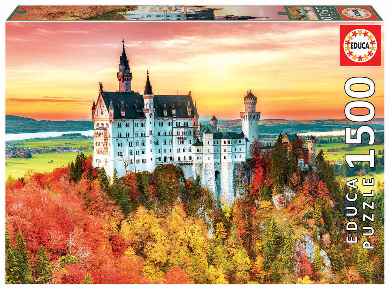 Automne à Neuschwanstein (1500pcs)