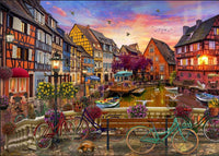 Bicycles sur le pont (Colmar, France) (3000 pc)