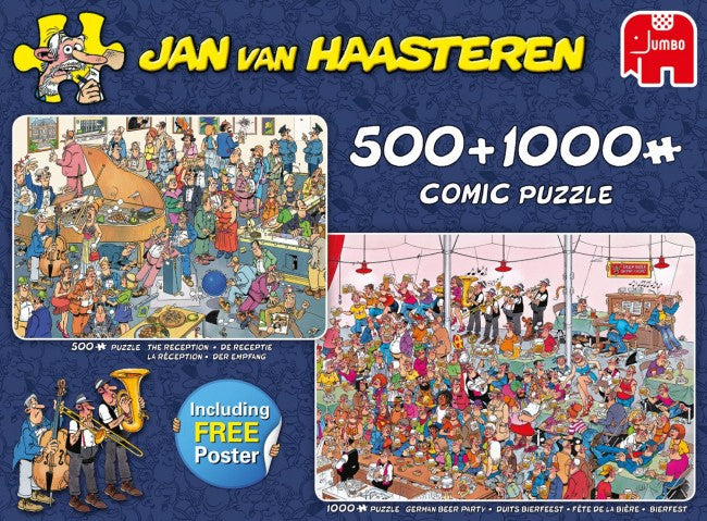 The Reception + German Beer Party, Jan van Haasteren (2-in-1 Multipack)