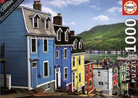 Maisons colorées, St-John's, Terre-Neuve