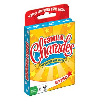 Jeu de cartes de charades de famille