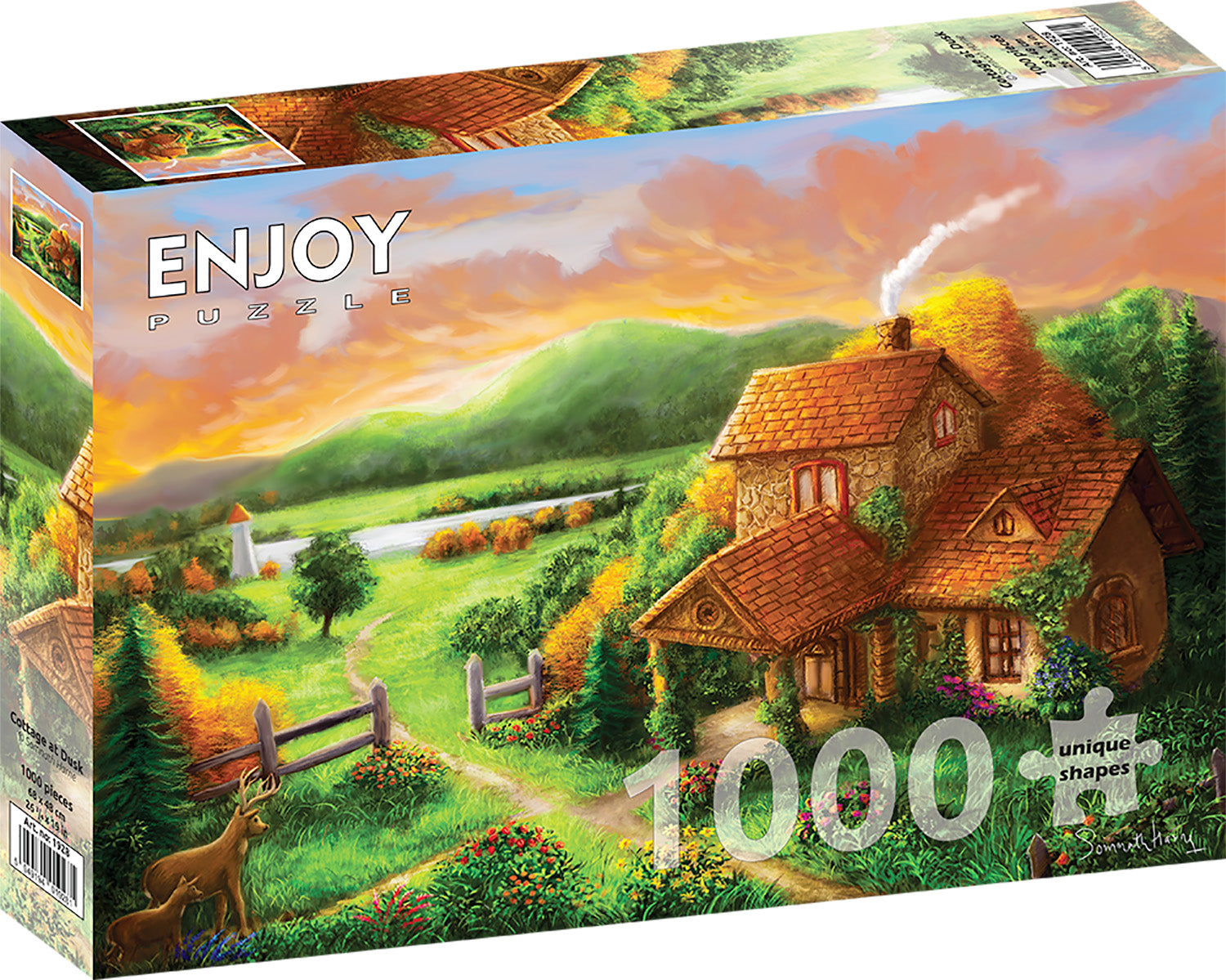 Enjoy- Cottage at Dusk (1000pcs)