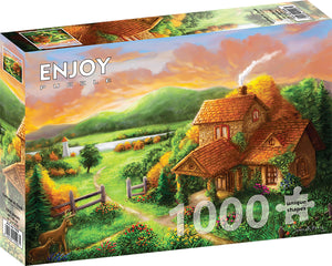 Enjoy- Cottage at Dusk (1000pcs)