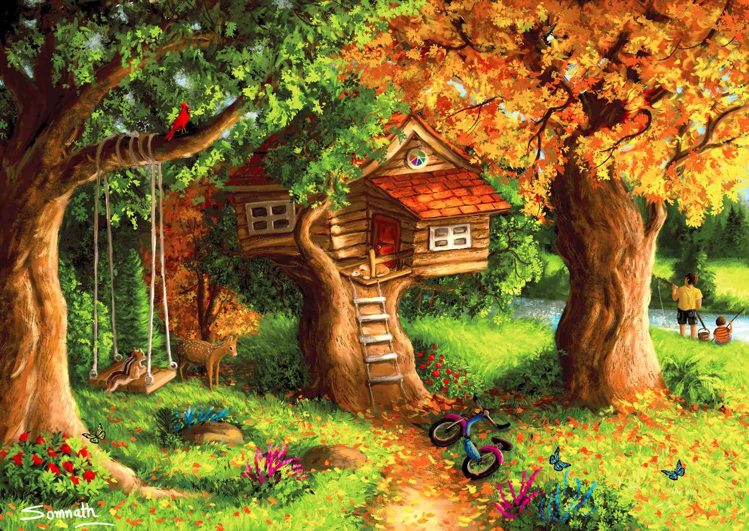 Enjoy- Tree House (1000pcs)
