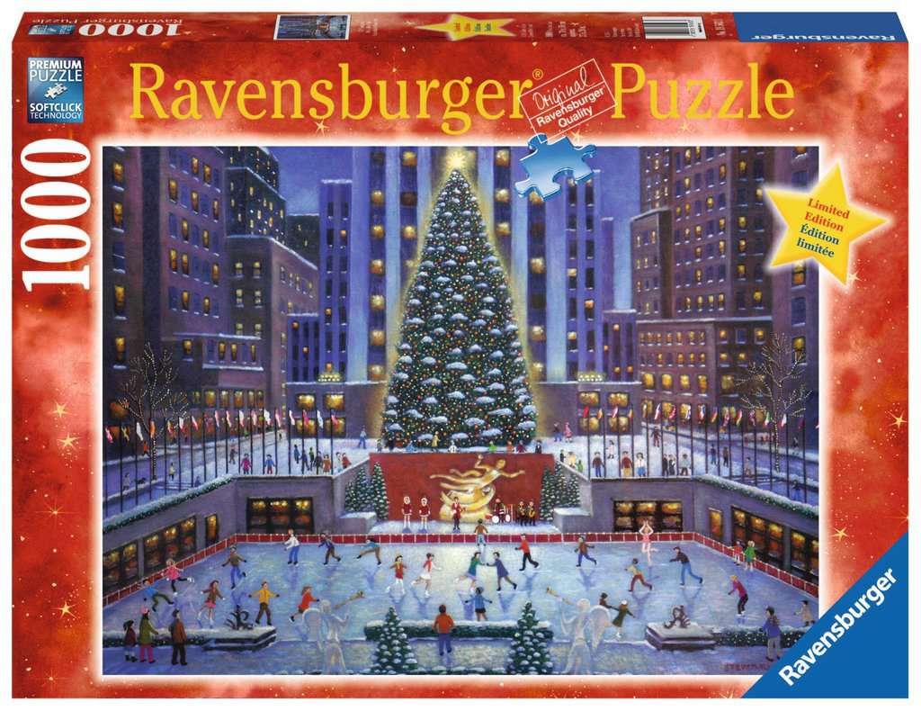 PFG Ravensburger NYC Noël - Rockefeller Center (Édition limitée) (Utilisé - PUZZLES FOR GOOD)
