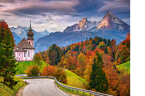 Autumn in Bavarian Alps, Germany (2000pcs)