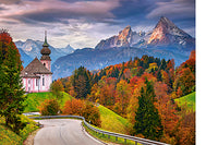 Automne dans les Alpes bavaroises, Allemagne (2000pcs)