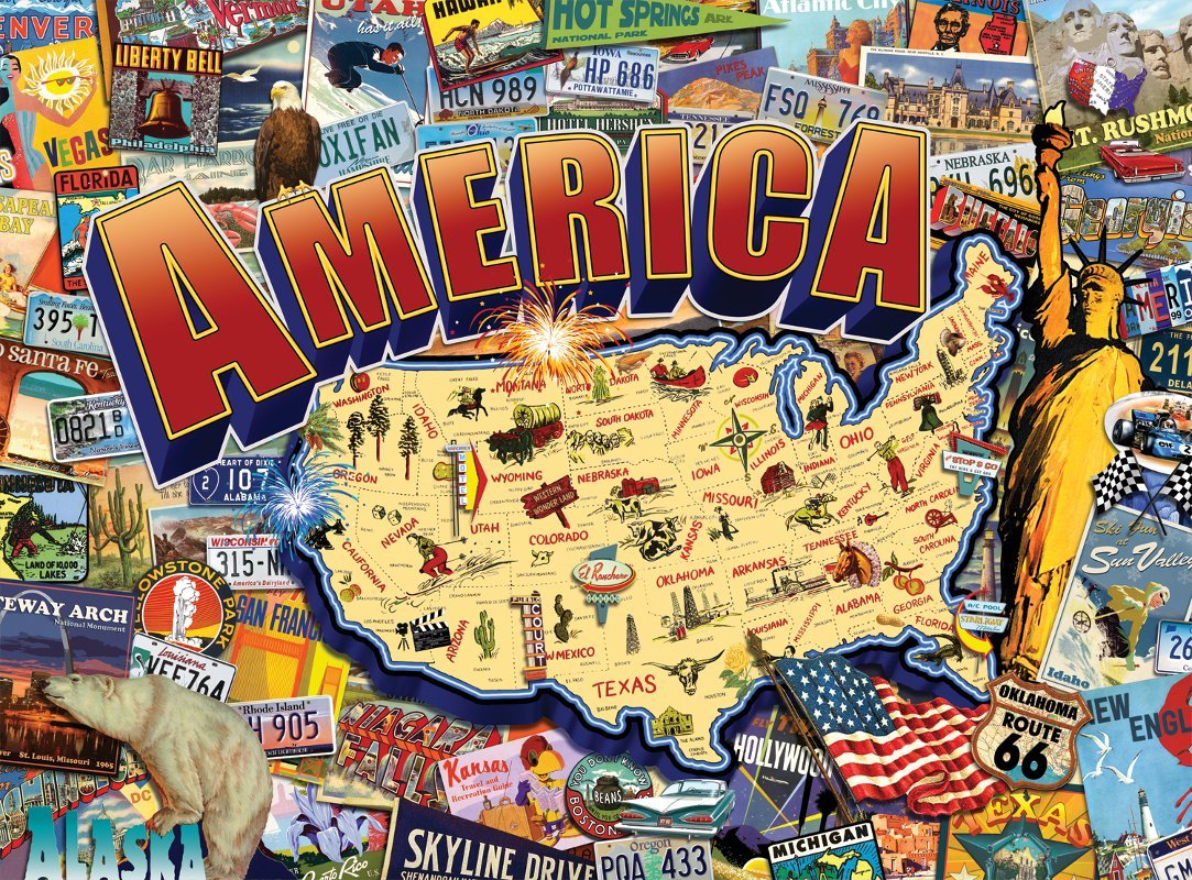 PFG Vintage America (Usage/Used - PUZZLES FOR GOOD)