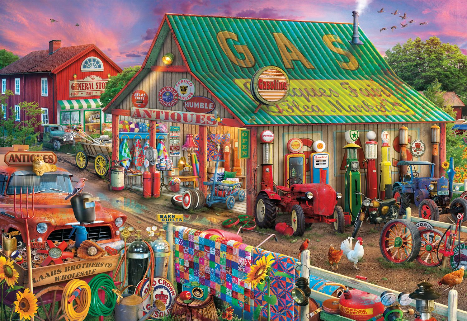 Antique Market (2000pcs)