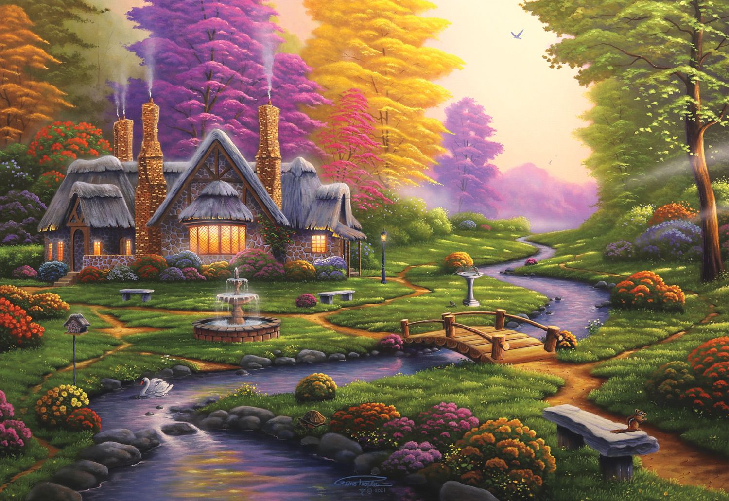 DMG A Dreamy Retreat, Geno Peoples (2000pcs) (DAMAGED BOX)