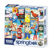 Sports d'hiver nostalgiques (1000pcs)