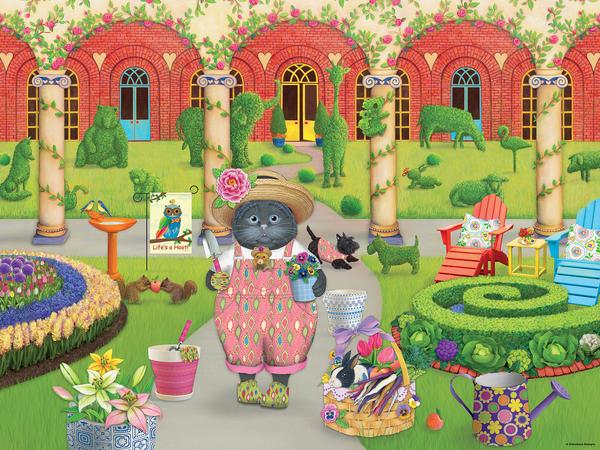 Gigi the Cat - The Gardener