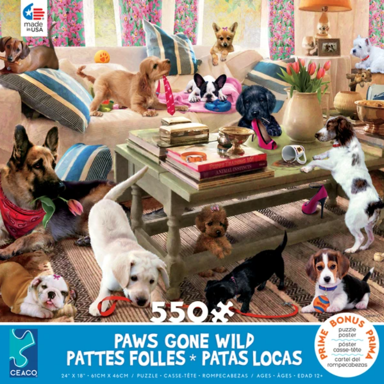 Paws Gone Wild - Living Room Rompers