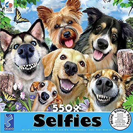 Selfies Dog Delight Puzzle - 550 pcs