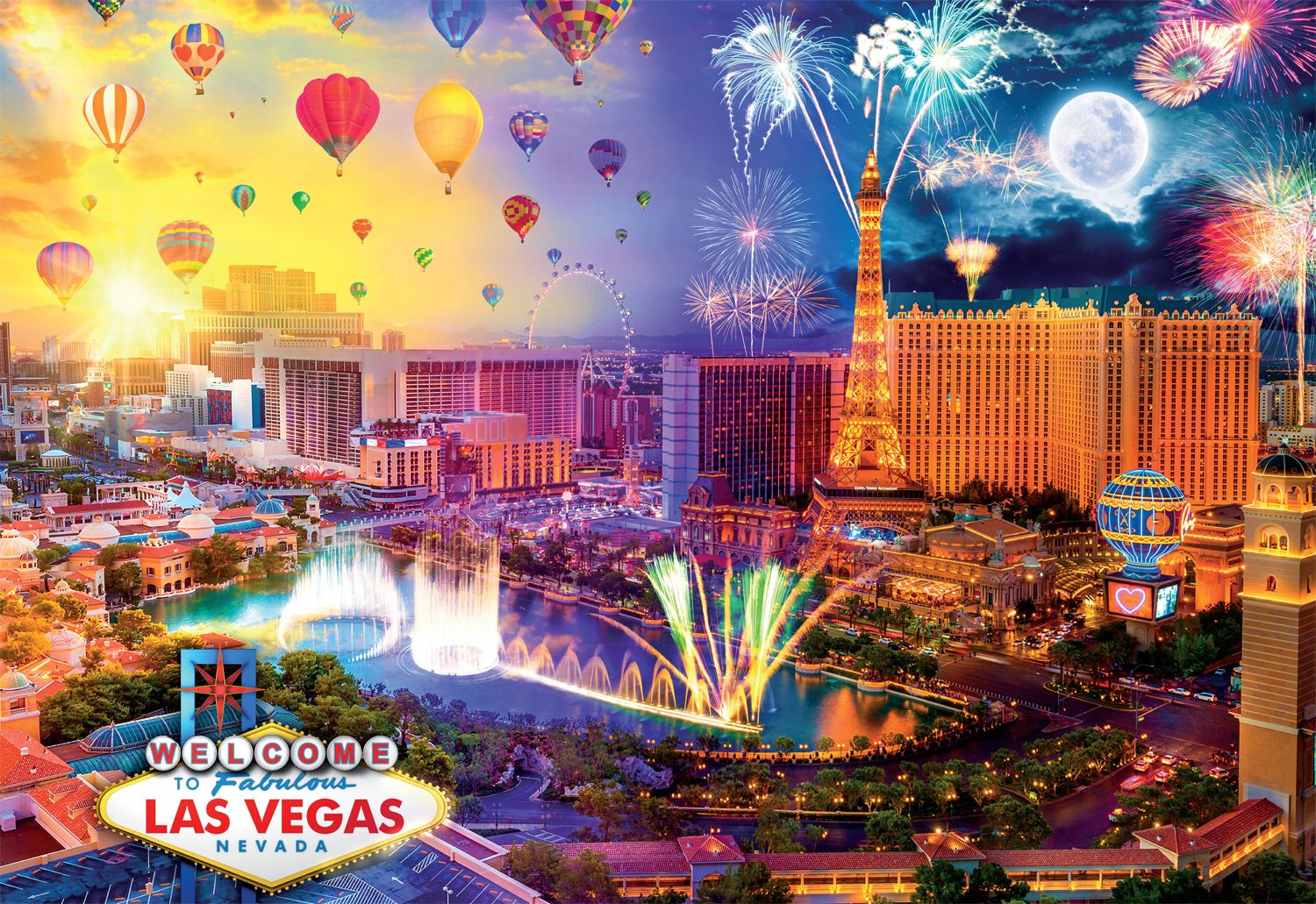DMG Fabulous Las Vegas (2000pcs) (DAMAGED BOX)