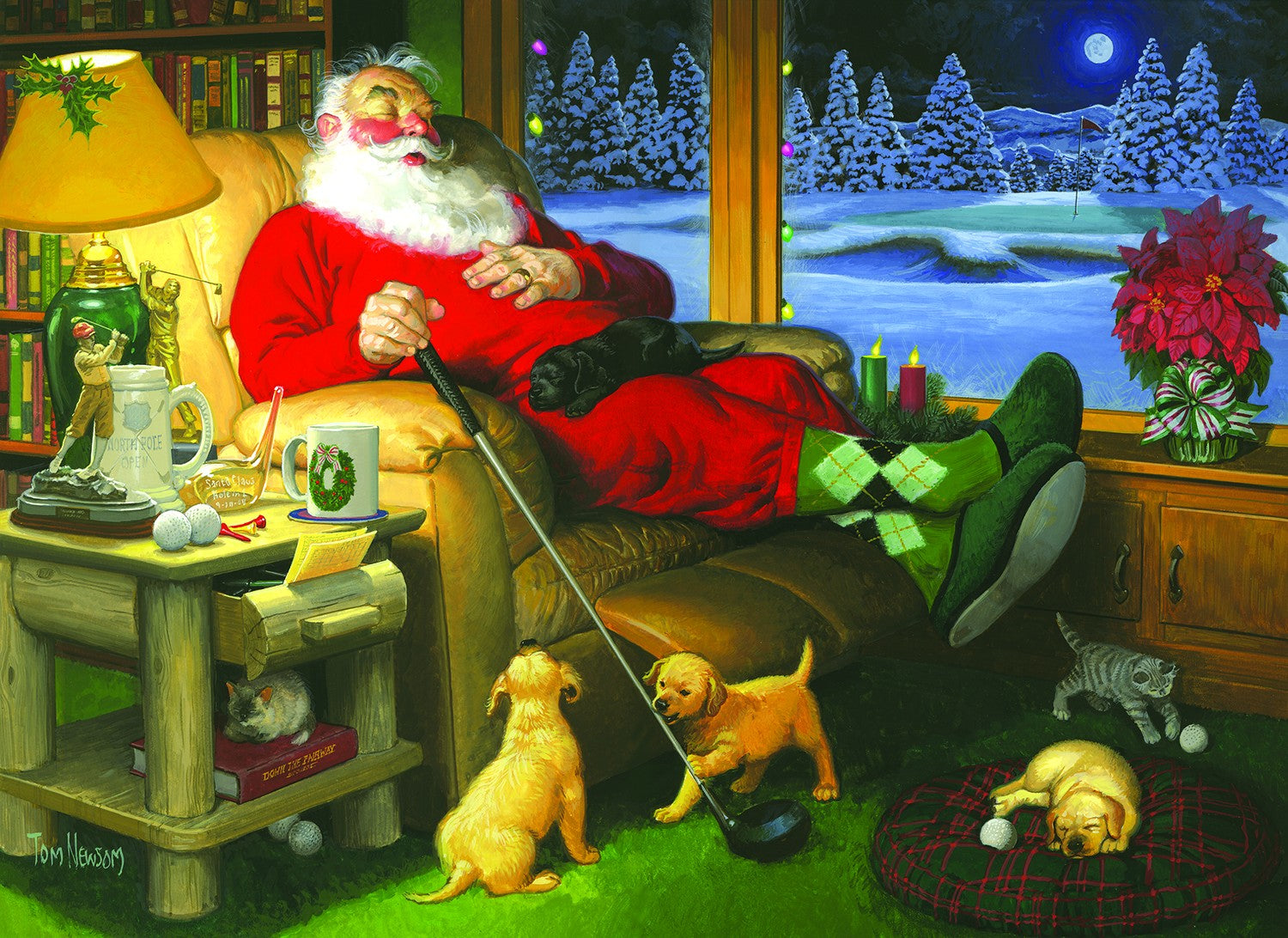 Golfing Santa, Tom Newsom