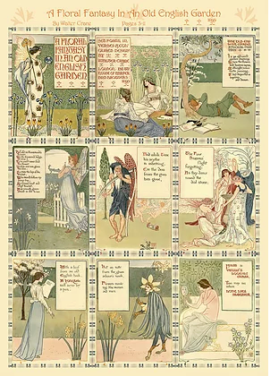 DMG A Floral Fantasy, Walter Crane (DAMAGED BOX)