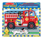 Camion de pompiers - puzzle