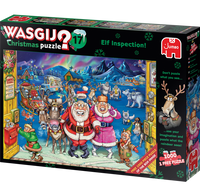 Wasgij Christmas #17, Elf Inspection / Inspection des lutins ! (2x1000pcs)