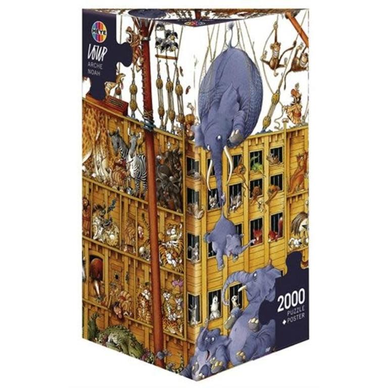 Ark de Noah, loup (boîte triangulaire) (2000pcs)