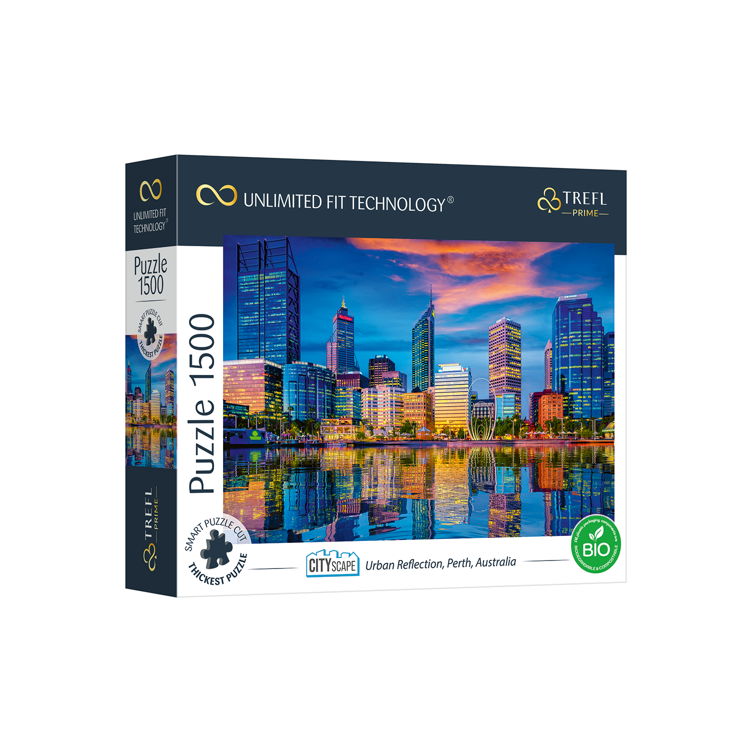 Cityscape - Urban Reflection, Perth, Australie (1500pcs)