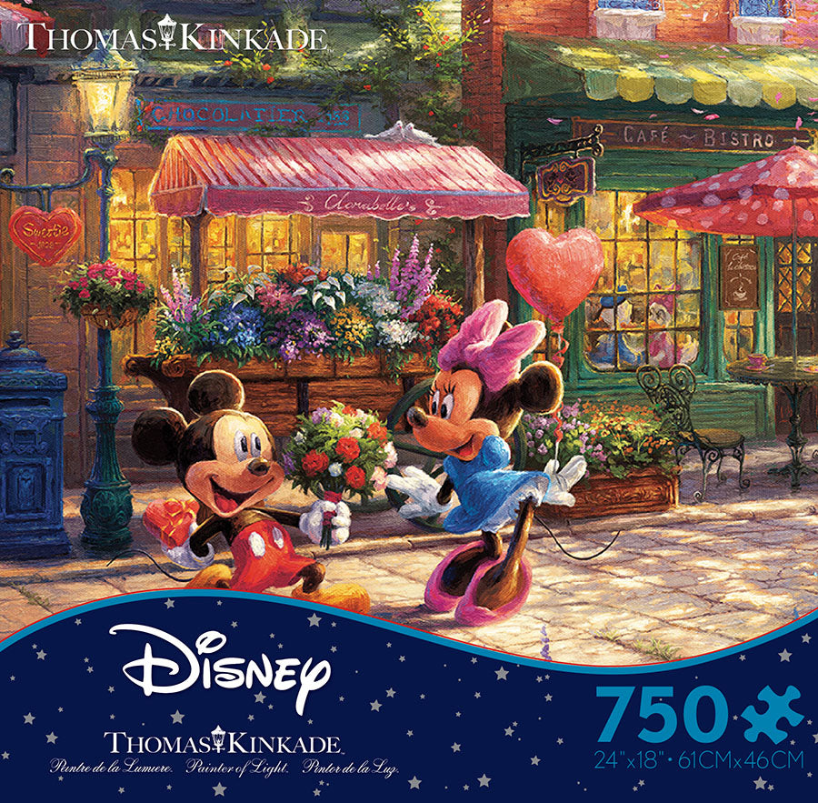 Mickey and Minnie Sweetheart Café (Mickey et Minnie Mon Coeur Café), Thomas Kinkade