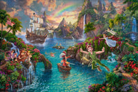 Peter Pan's Never Land (Jamais la Terre de Peter Pan), Thomas Kinkade