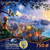 Pinocchio souhaite à une étoile, Thomas Kinkade